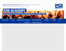 Tablet Screenshot of eventmanagementacademy.com